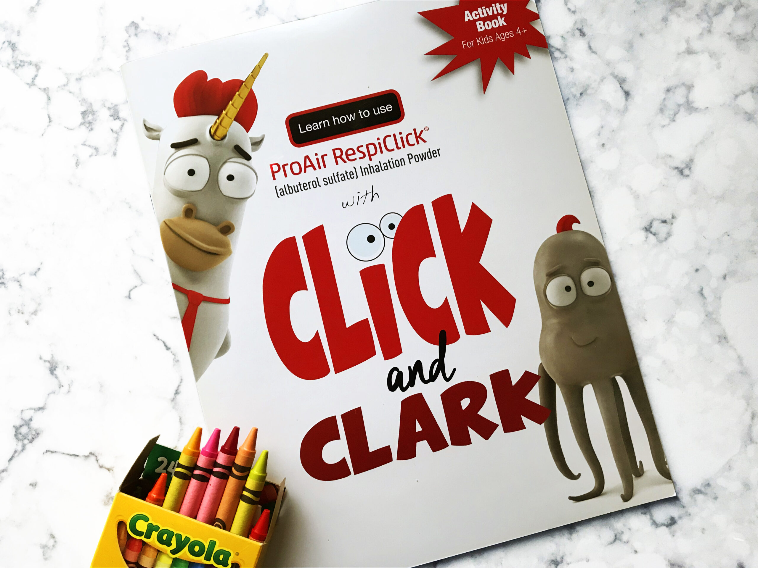 Click & Clark Coloring Book cover